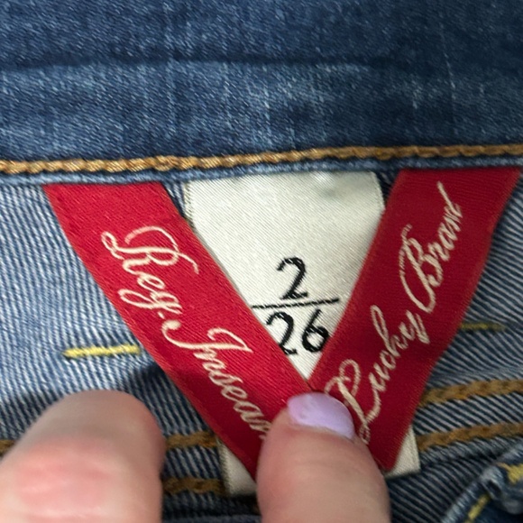 LIKE NEW! Women's Lucky Brand Charlie Baby Boot Cut - 26/2 - Picture 6 of 8